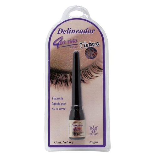 Tintero negro delineador 6g blister