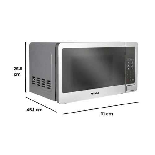 Horno de microondas kos-63mss 0.7p3 plata pt Winia
