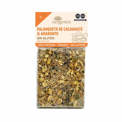 Palanqueta de Cacahuate y Amaranto Origenes