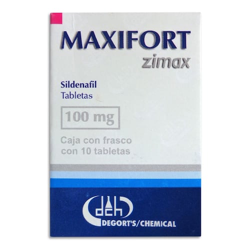 Maxifort 100 mg con 10 tabletas