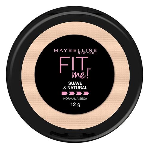 Maquillaje en Polvo Fit Me Maybelline Claro Natural