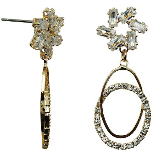 Aretes Tipo Poste Acado Dorado Con Perla Birma A2756-D