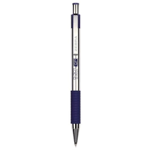 Bolígrafo Rollerball Retráctil Zebra G-301 Azul Blíster