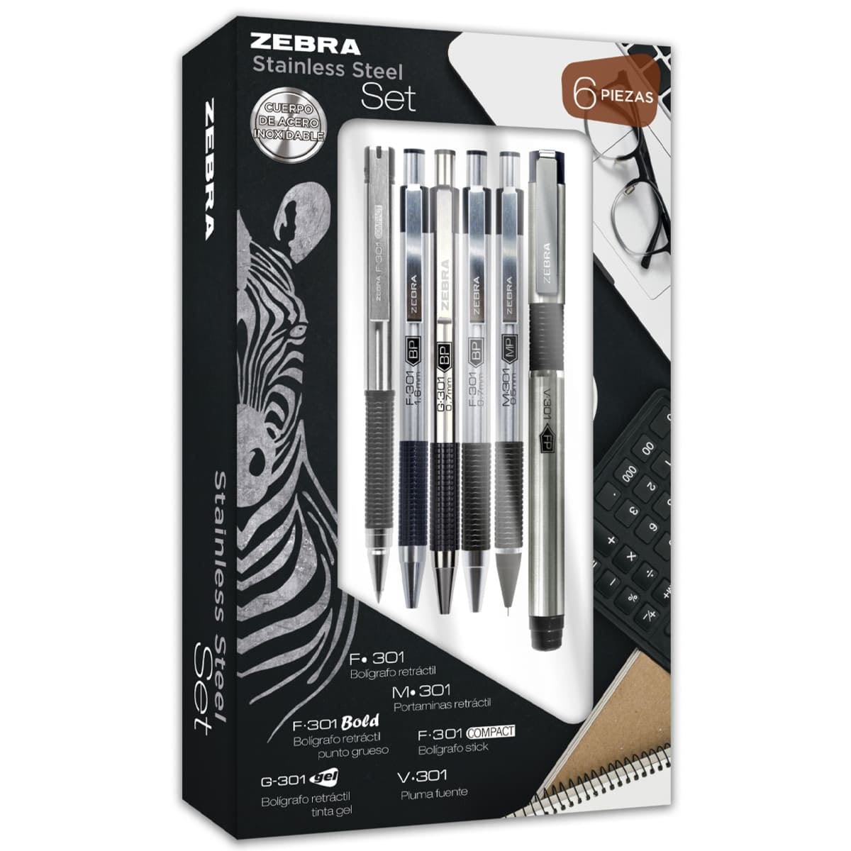 Zebra Portamine Fine P-ldb10-b - 0.7 Mm Con Mine HB (confezione 30 Mine) - 4