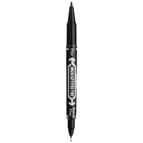 Marcador Permanente Zebra Mckie Negro Blíster