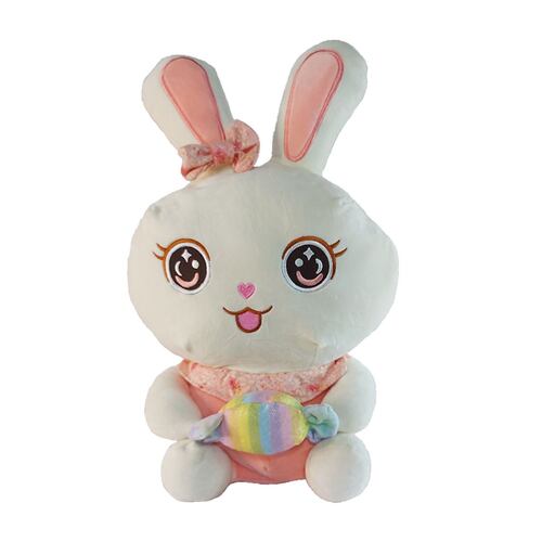 Peluche Conejo King 40 cm Rosa