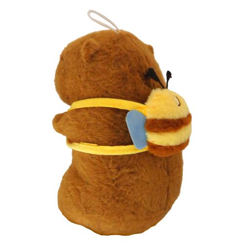 Peluche KING de Capibara con Mochila de Abejita