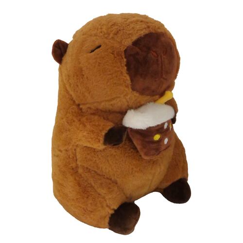 Peluche KING de Capibara con un Coco