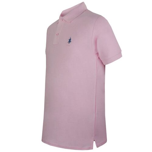 Playera Polo Mc Pique algodón Xg rosa