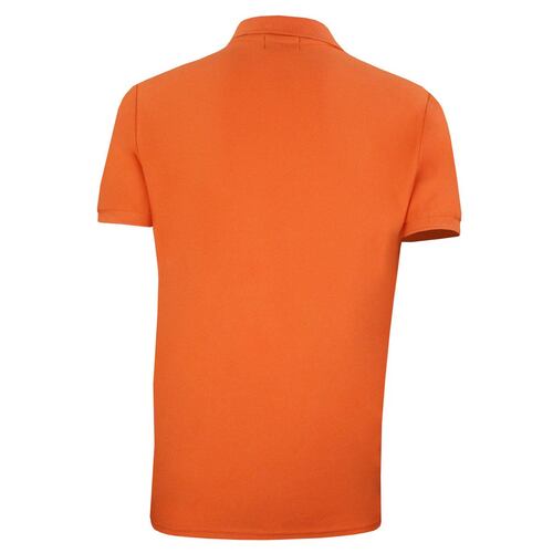 Playera Polo Mc Pique algodón Md naranja