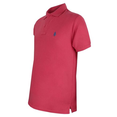 Playera Polo Mc Pique algodón Md coral