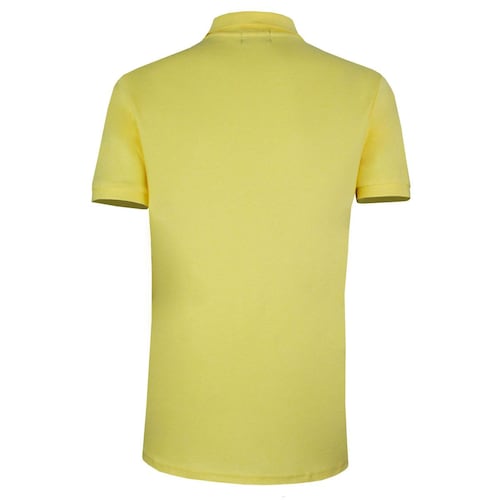 Playera Polo Mc liso algodón gd amarillo