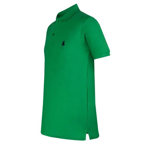 Playera Polo Mc Pique algodón Md verde