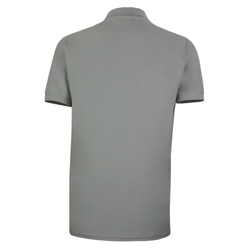 Playera Polo Pc Pique gris Ch