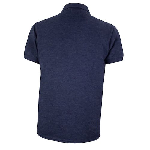 Playera Polo azul rey jaspe Ch