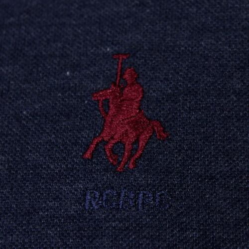 Playera Polo azul rey jaspe Ch