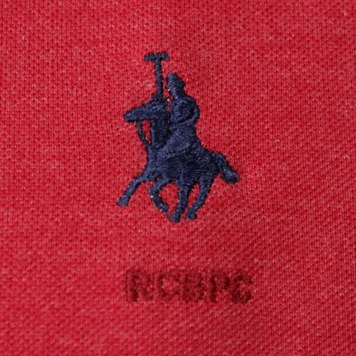 Playera Polo vino jaspe Xg