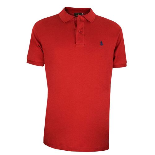 Playera Polo Mc liso algodón Gd rojo