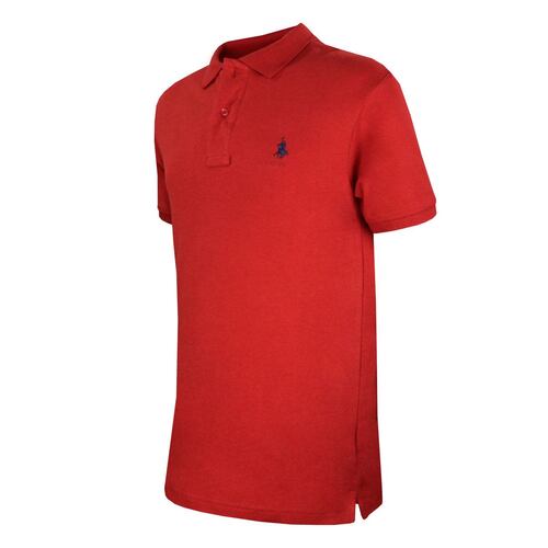Playera Polo Mc liso algodón Gd rojo