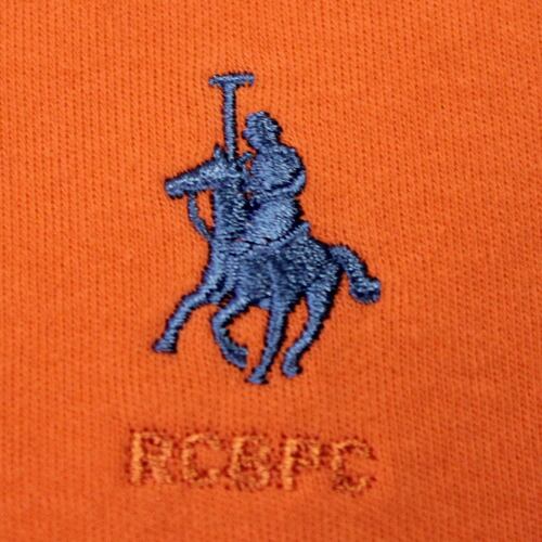 Playera Polo Mc liso algodón Ch naranja