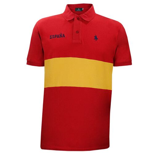 Playera tipo Polo para caballero Mundial 5esp Polo Club talla extra-grande