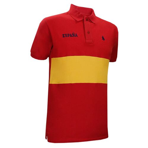 Playera tipo Polo para caballero Mundial 5esp Polo Club talla extra-grande