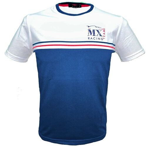 Playera cuello redondo Pole Position azul marino MD