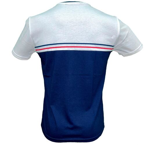 Playera cuello redondo Pole Position azul marino MD