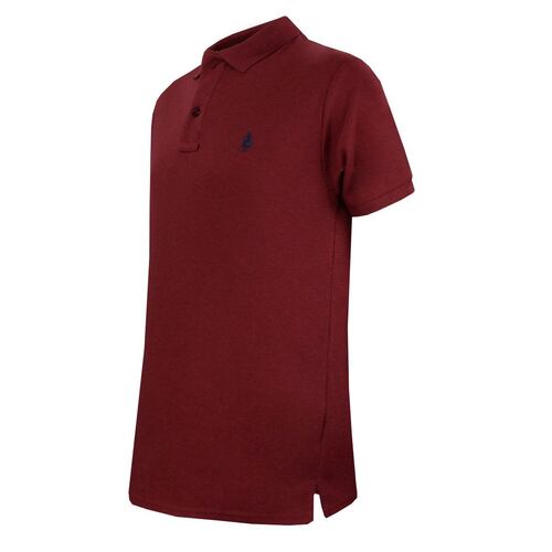Playera Lisa Polo Club Vino Para Hombre CH