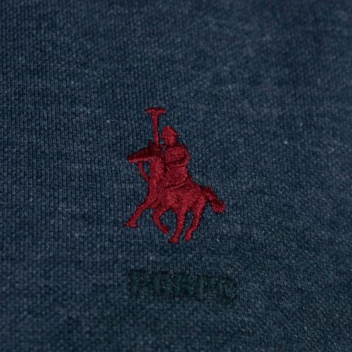 Playera Polo Club Azul Para Hombre M
