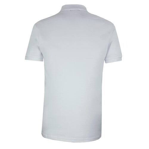 Playera Tipo Polo Marca POLO CLUB Blanco Talla Dos Extra Grande para Hombre