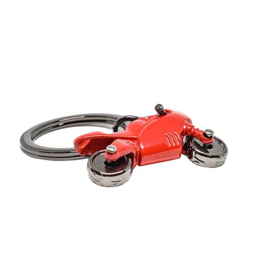 Llavero metálico moto roja 06-mt05