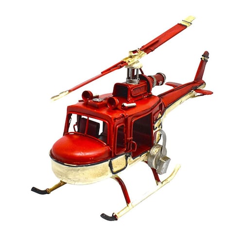 Helicóptero rojo
