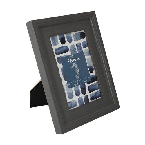 Portarretrato 5x7 doble marco gris