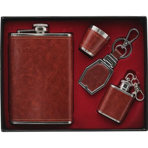 Set Licorera Izy 9oz + 1oz + Vaso + Llavero
