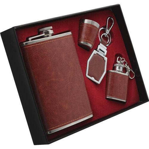 Set Licorera Izy 9oz + 1oz + Vaso + Llavero