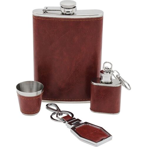 Set Licorera Izy 9oz + 1oz + Vaso + Llavero