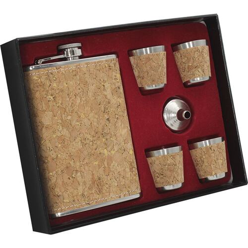 Set Licorera Izy 9oz + 4 Vasos + Embudo
