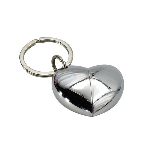 Llavero metal corazón con usb