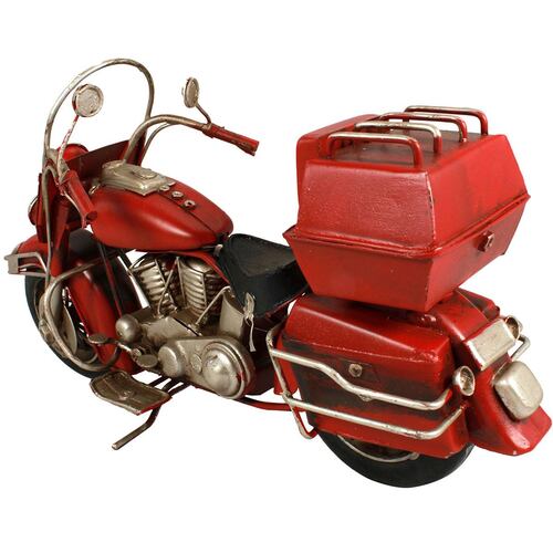 Figura Decorativa Motocicleta Viajera