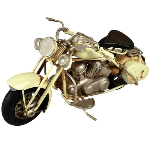 Figura Decorativa Motocicleta Chopper Sport
