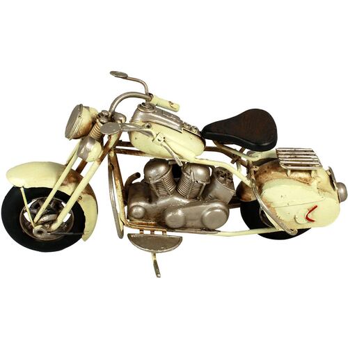 Figura Decorativa Motocicleta Chopper Sport