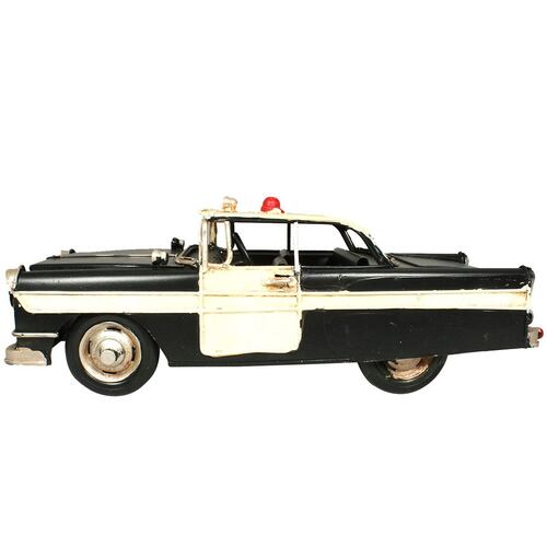 Figura Decorativa Auto Antiguo Patrulla