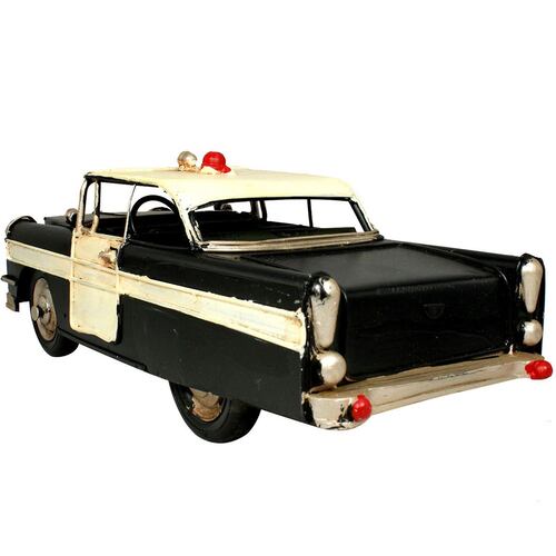 Figura Decorativa Auto Antiguo Patrulla