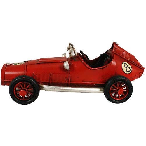 Figura Auto Antiguo Decorativo Carreras