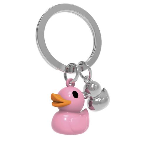 Llavero Patito Rosa