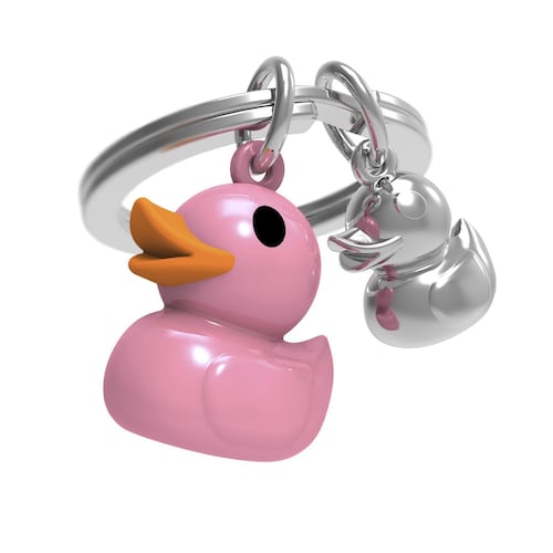 Llavero Patito Rosa