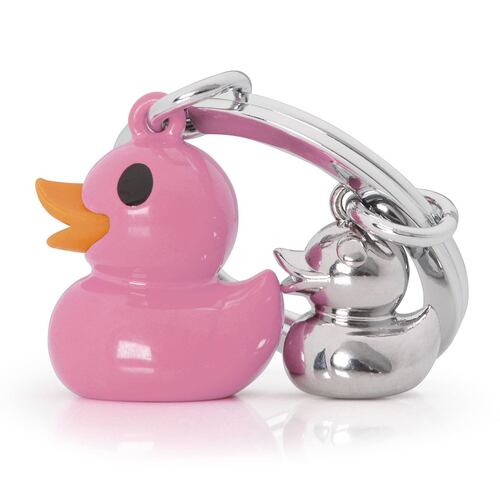 Llavero Patito Rosa