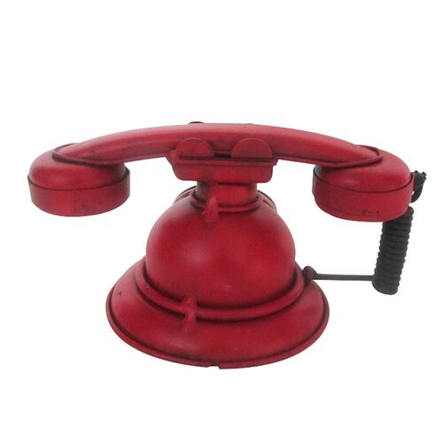 Figura Decorativa ZONANA de Teléfono Antiguo