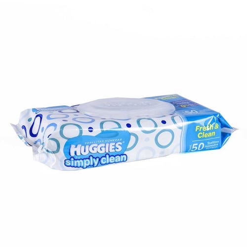 Toallitas Húmedas Huggies Simply con 50 piezas